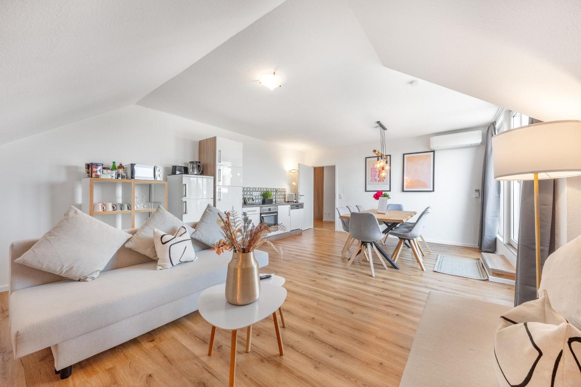 Apartamento Mango Living I Stadtoase I Modern I 3 Schlafzimmer I 95 Qm I 9 Personen Mönchengladbach Habitación foto